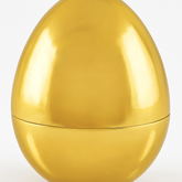 Jumbo Gold Fillable Easter Egg